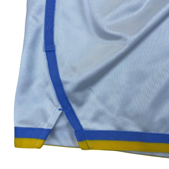 Los Angeles Lakers Nike Mens White & Blue Basketball Shorts NBA Logo Size S/P - Picture 7 of 11
